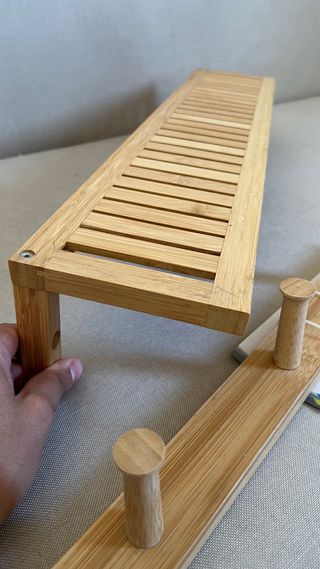 Estantería y demás de madera bambú