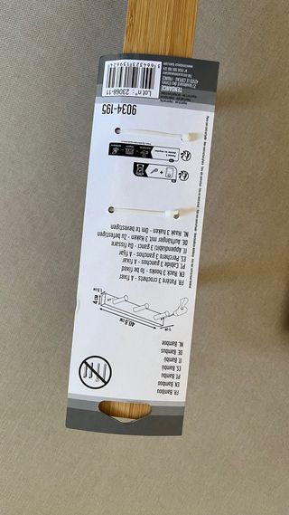 Estantería y demás de madera bambú