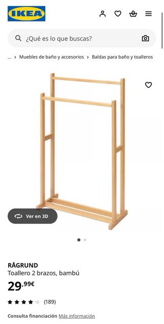 Estantería y demás de madera bambú