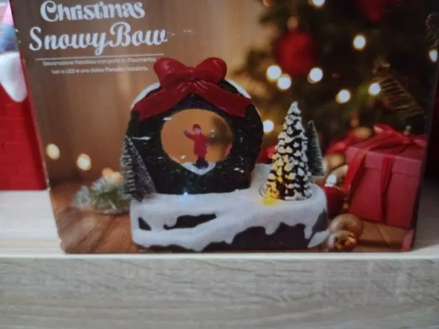 Giostrina Natalizia Christmas Snowy Bow