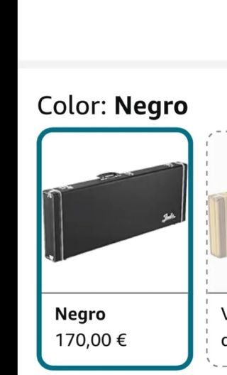 Estuche guitarra Fender Jazzmaster/Jaguar/otros.