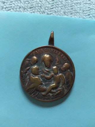 Medalla religiosa antigua 1