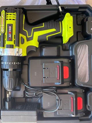 Taladro Percutor LAISHID 2 Baterías