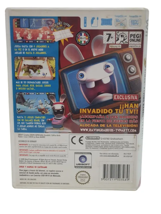Festa televisiva Rayman Raving Rabbids per Wii
