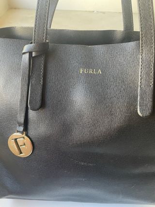 Bolso Piel Negro Furla