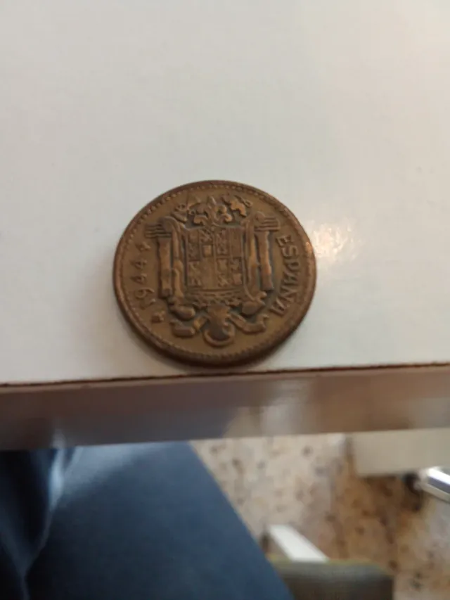 Moneda 1 Peseta 1944