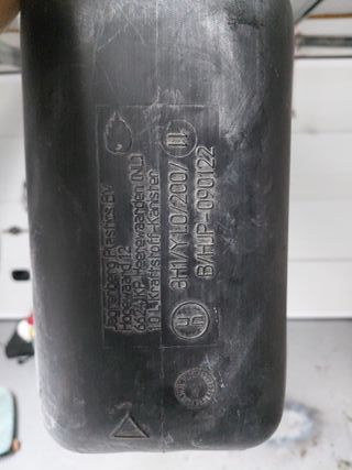 Bidón Gasolina Negro 10L