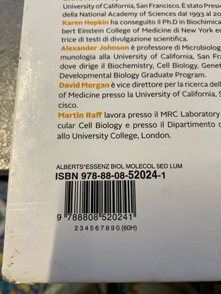 L'essenziale di biologia molecolare della cellula