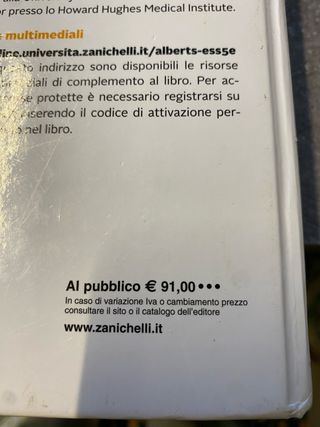 L'essenziale di biologia molecolare della cellula