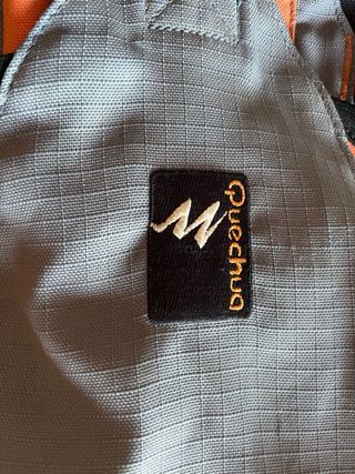 Mochila Montaña Quechua Gris Naranja