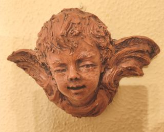 Figura de Ángel de Terracota
