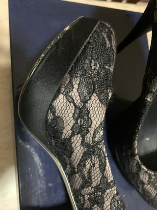 Décolleté in pizzo nero elegante da donna Bibi Lou