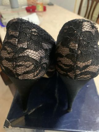 Décolleté in pizzo nero elegante da donna Bibi Lou