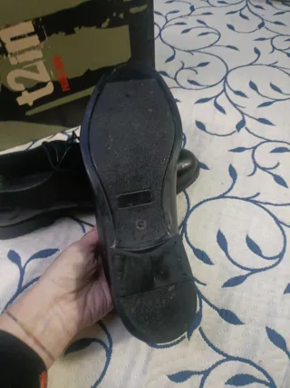 Blucher punta partida de cordones