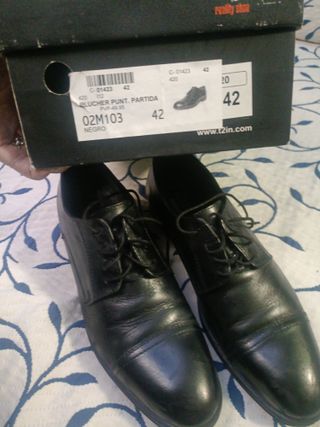 Blucher punta partida de cordones