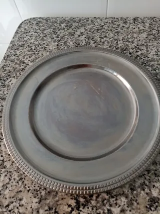 Bandeja para tarta metálica
