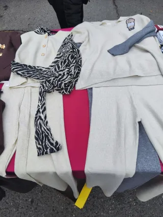 Conjunto Ropa Beige y Negro Todo calidad y moda