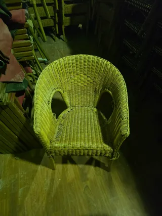 Poltrona in rattan/vimini