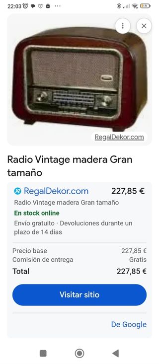 Radio Decoración Estilo Rural