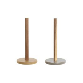 Portarrollo Madera Acacia y Base Gris