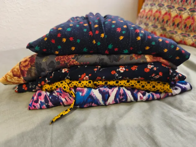 Lote de 5 vestidos estampados