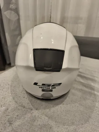 Casco Moto LS2 Vector Evo Talla M Blanco
