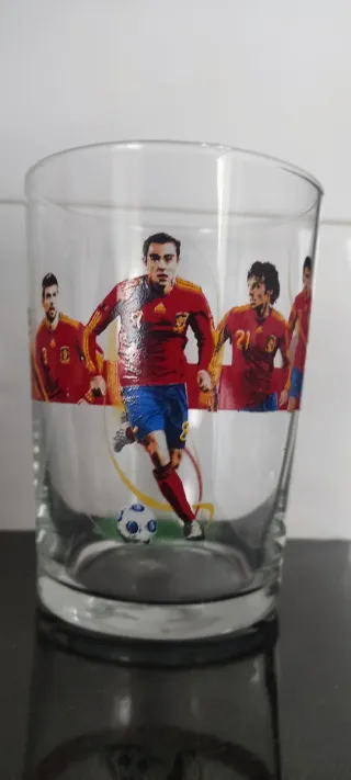 6 vasos  de fútbol mundial 2010 sin húso. Nuevos