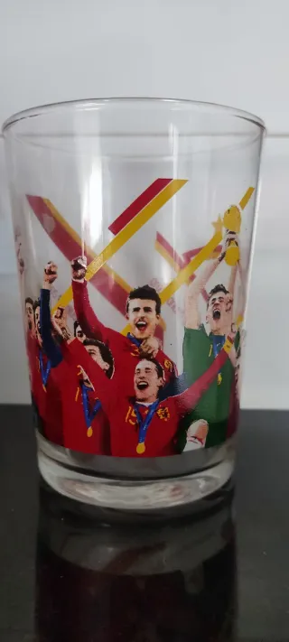 6 vasos  de fútbol mundial 2010 sin húso. Nuevos