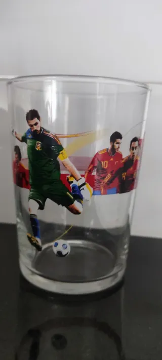 6 vasos  de fútbol mundial 2010 sin húso. Nuevos