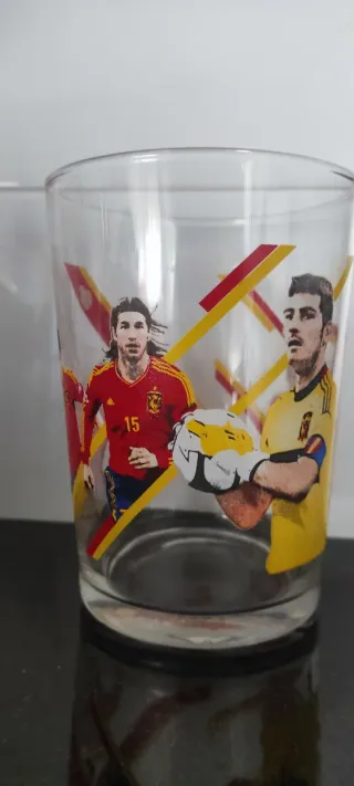 6 vasos  de fútbol mundial 2010 sin húso. Nuevos