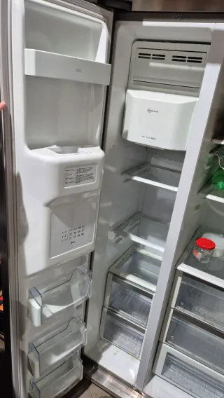 Nevera Americana Acero Inoxidable Marca NEF