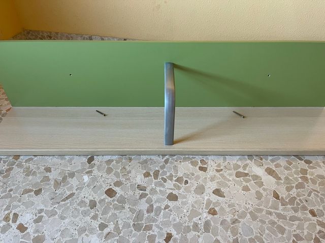 Estantería 1.40m Verde/Beige