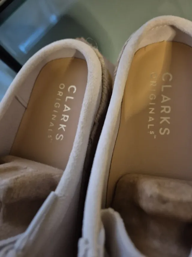 Clarks Scarpe Beige Suede