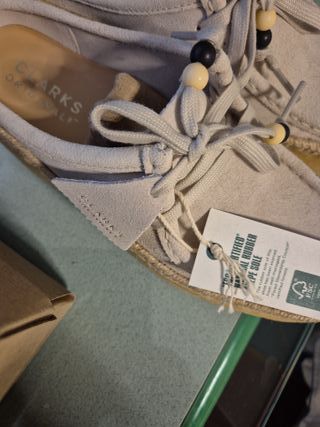 Clarks Scarpe Beige Suede