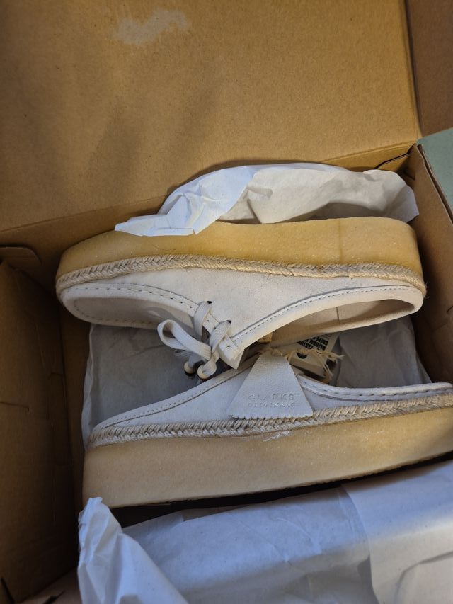 Clarks Scarpe Beige Suede