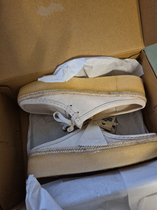 Clarks Scarpe Beige Suede