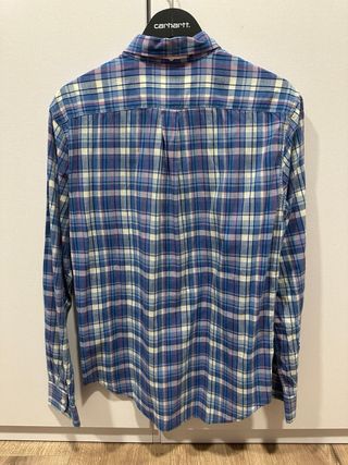 Camisa Levi's cuadros azul y rosa