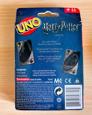 Harry Potter Card Game Uno Kids Fun Juego Jeu New