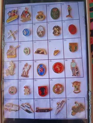 Colección 11 Insignias Pin Vehículos Policía