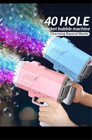 Pistola de burbujas