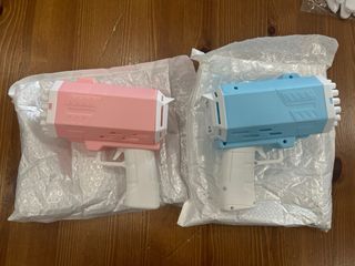 Pistola de burbujas