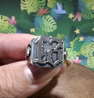 Anillo Acero Calavera Número 13