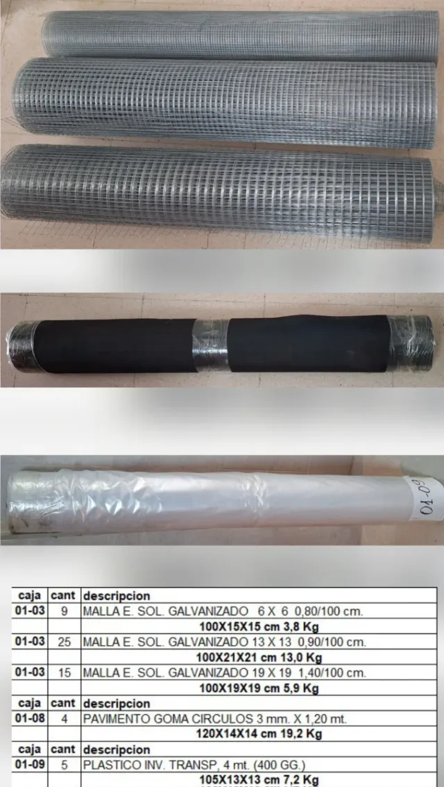 LOTES DE ARTICULOS DE FERRETERIA 01