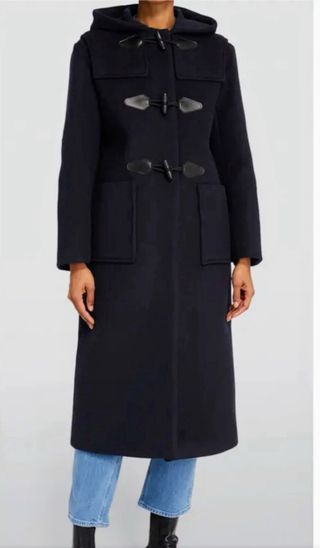 Trenca Lana Sandro Paris Azul