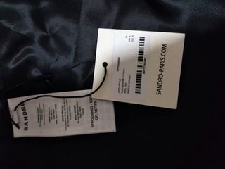 Trenca Lana Sandro Paris Azul