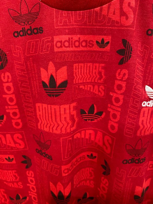 Camiseta Adidas Originals Roja Talla L