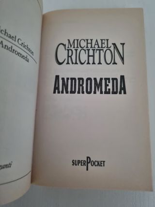 Michael Crichton Andromeda romanzo Superpocket 97