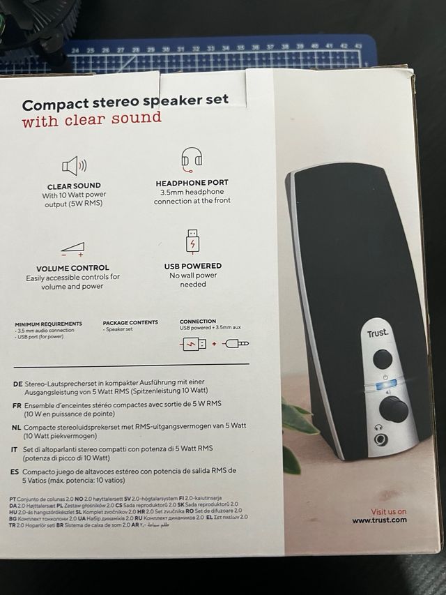 Altavoces Trust Mila para PC/Portátil con garantía