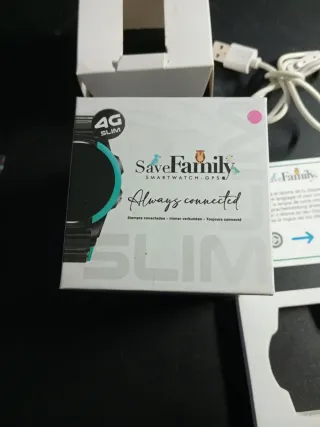 Reloj Save Family Slim Negro y Rosa