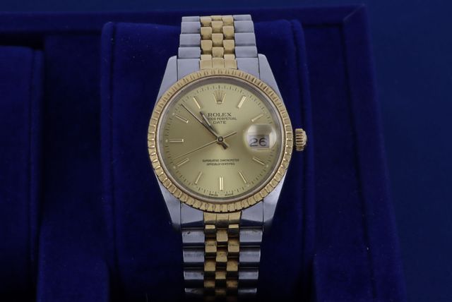 Rolex Date 15053 Oro/Plata